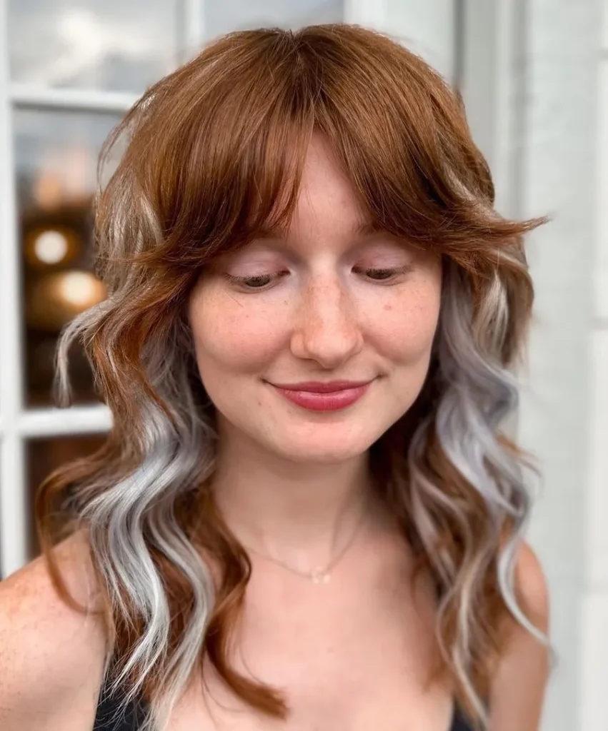 Fashion Trends 2025 – The Styles That Will Define This Year 9 3 copper shag with blonde diffused color block