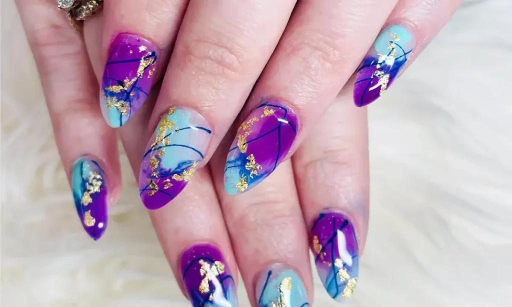 Summer Nail Trends That Will Dominate Instagram in 2025 15 BlogThumbnail Blue Purple Nail Design