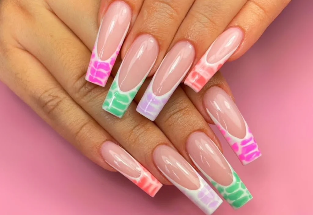 Top 25 Nail Art Designs You’ll See Everywhere in 2025 12 Crocodile Print Nail Design