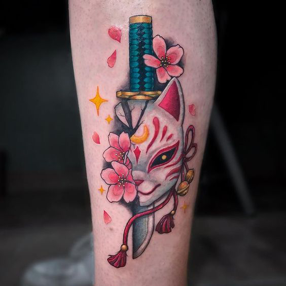 Tattoo Myths Busted: Separating Fact from Fiction 13 Julie Agnes Kitzune mask