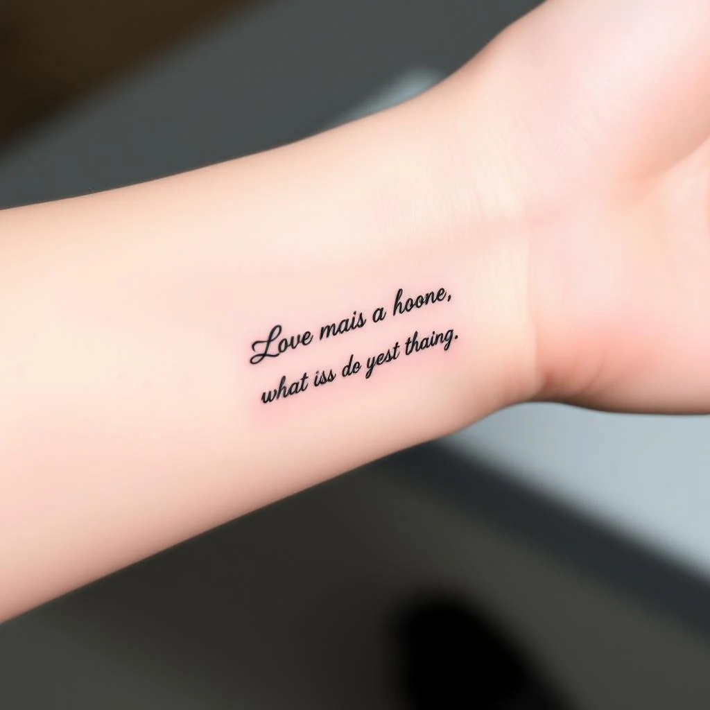 Top 30 Small Tattoo Ideas for Women in 2025 21 Tiny Quote Tattoo
