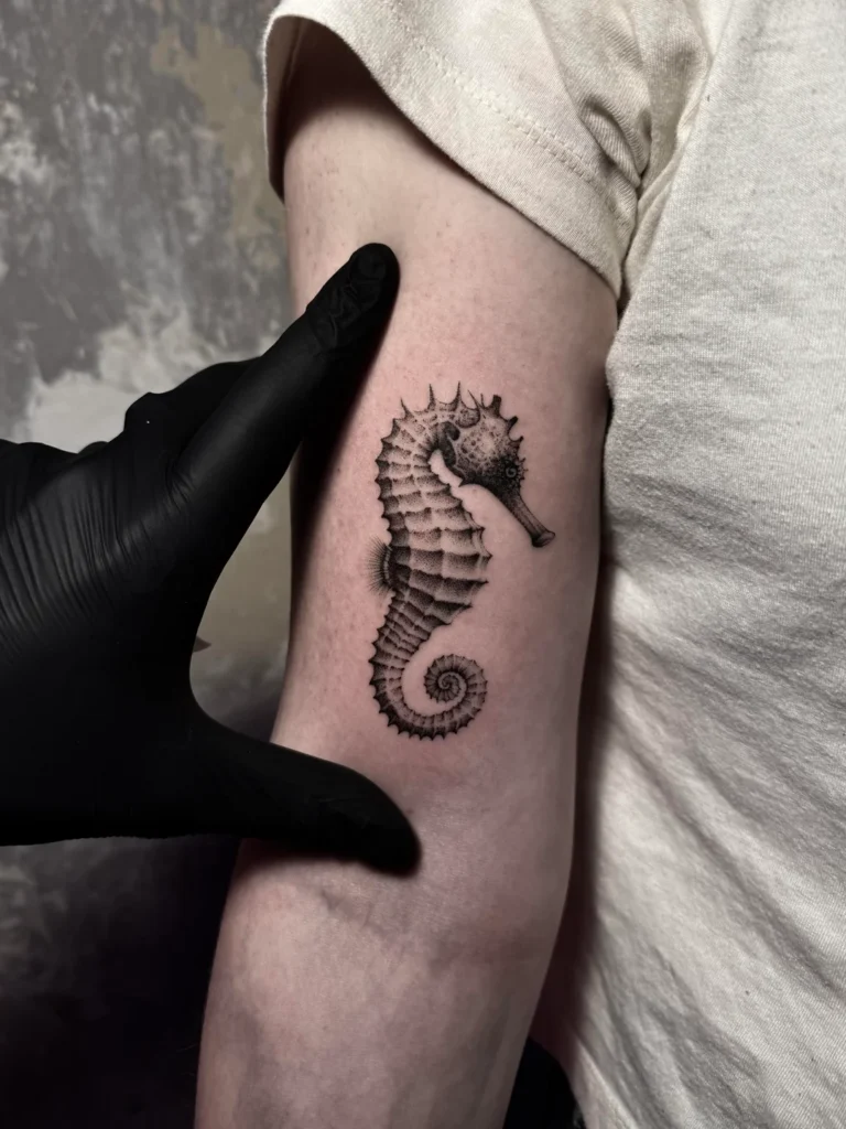 Best Minimalist Tattoo Ideas for 2025 – Elegant and Meaningful Designs 6 did this seahorse today pretty tough one to be honest all v0 sluw99yv4vse1