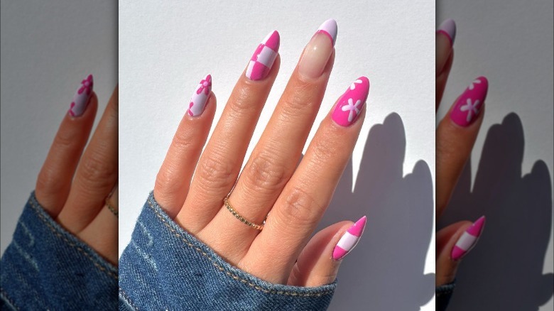 Top 25 Nail Art Designs You’ll See Everywhere in 2025 22 mismatched nail designs 1687819711