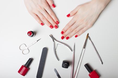 Step-by-Step Guide to a Perfect DIY Manicure at Home (2025 Edition) 2 photo of hands surrounding by nail tools to achieve a manicure